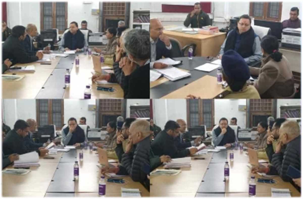 सीएम धामी पहुंचे आपदा कंट्रोल रूम, लिया ये बड़ा फैसला